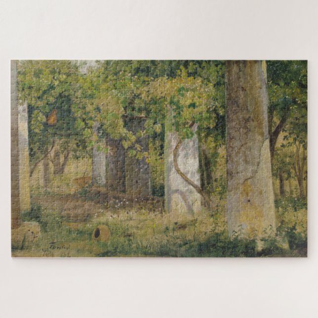 Quebra-cabeça Pérgola Com Uvas De Vinho (Paisagem De Vinha) (Horizontal)