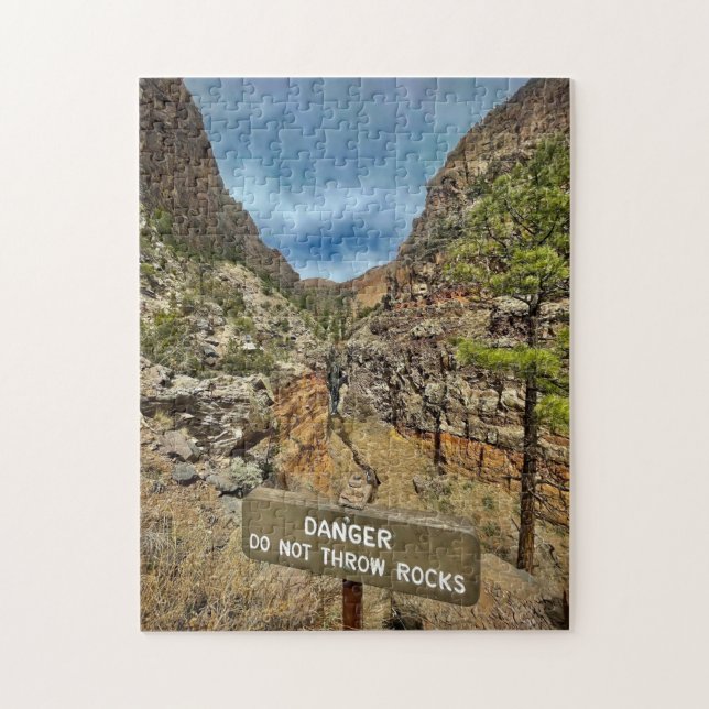 Quebra-cabeça perigo (Vertical)