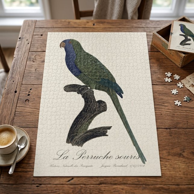 Quebra-cabeça Periquito-verde ou Caturrita, Myiopsitta Monachus (Monk Parakeet or Monk Parrot, Myiopsitta Monachus. Jigsaw Puzzle)