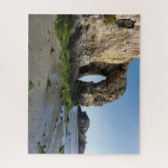 Quebra-cabeça Perranporth Sea Cornwall Costa Inglaterra (Vertical)