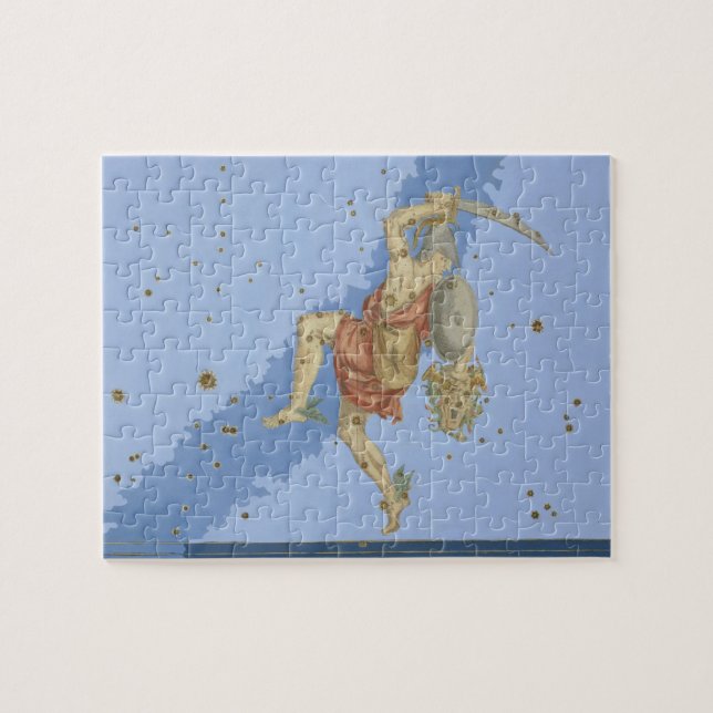 Quebra-cabeça Perseus com a cabeça do Medusa, 'de Uranometria (Horizontal)