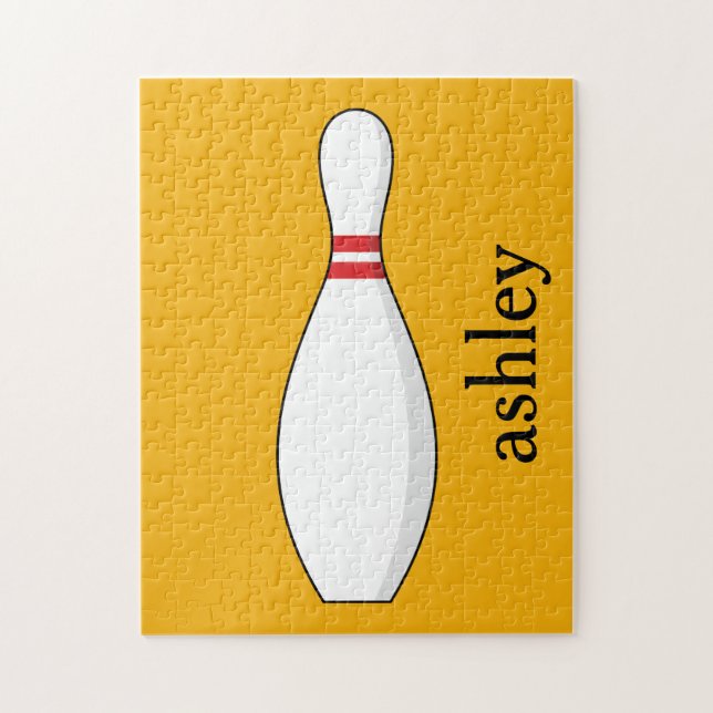 Quebra-cabeça Personalização do Skittle da boliche (Vertical)