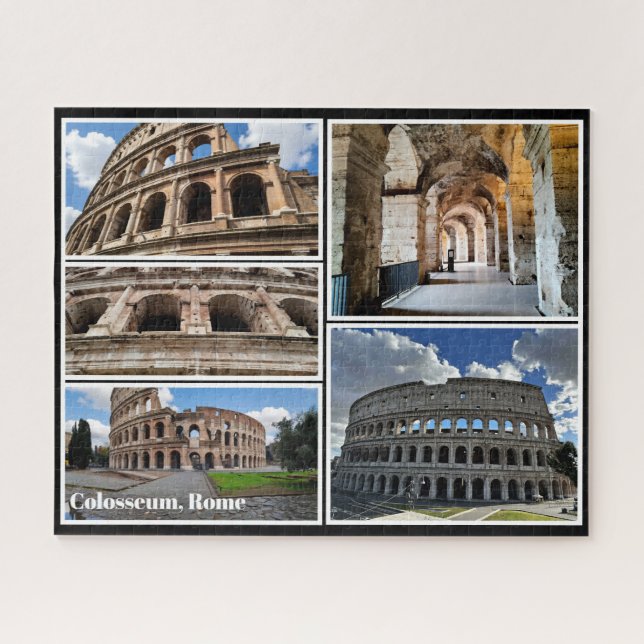 Quebra-cabeça Personalizado, Coliseu, Roma, Itália (Horizontal)
