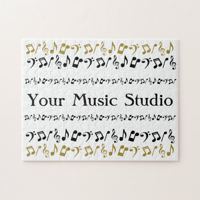 Quebra-cabeça personalizado da música (Horizontal)