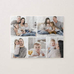 Quebra-cabeça personalizado de 5 galerias de foto