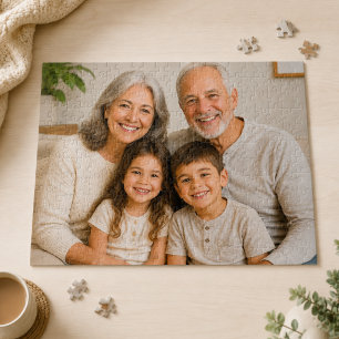 Quebra-cabeça Personalizado de Fotos da Família pa