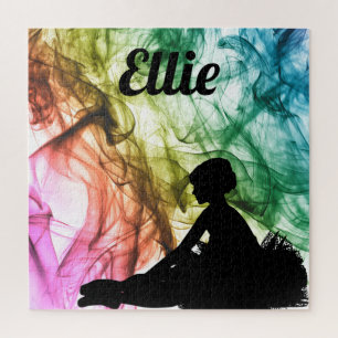 Quebra-cabeça Personalizado de Fumaça de Aquarela