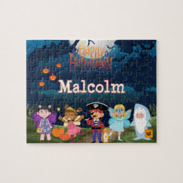 Quebra-cabeça personalizado de Halloween para cria