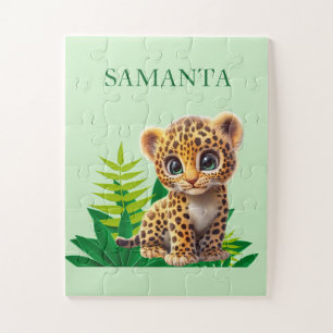 Quebra-cabeça Personalizado de Leopardo