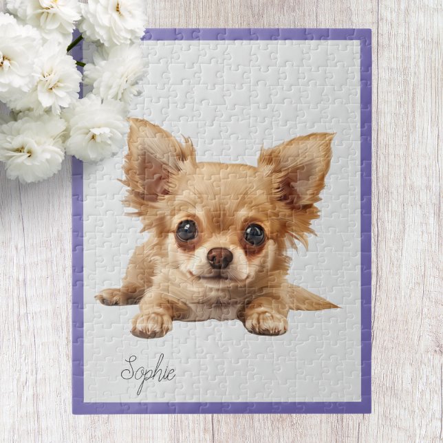 Quebra-cabeça Personalizado do Chihuahua (Criador carregado)