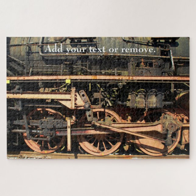 Quebra-cabeça Personalizado, fechar as rodas e pistões dos combo (Horizontal)