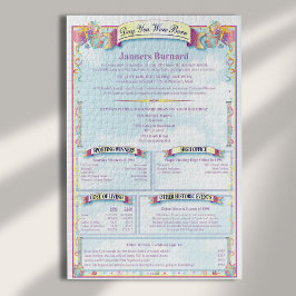 Quebra-cabeça Personalizado Único Para O Histórico De Aniversári