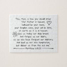 Quebra-cabeça Personalizar Bíblia De Escrita Manual Versa A Oraç