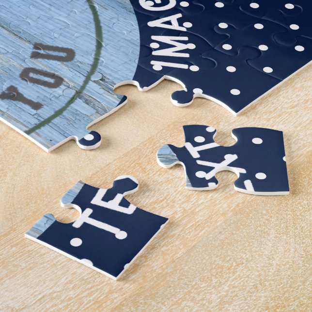 Quebra-cabeça Personalizar imagem e fundo | 20,32cm x 25,4cm (Lateral)