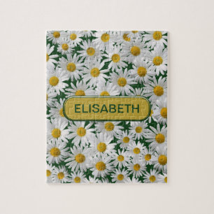 Quebra-cabeça Personalize - a margarida alegre, brilhante