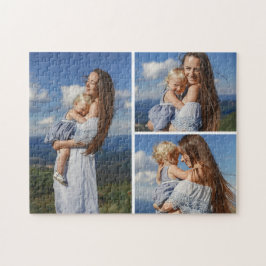 Quebra-cabeça Personalized 3 Photo Collage Jigsaw Puzzle