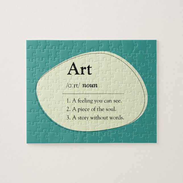 Quebra-cabeça Personalized Art Dictionary Jigsaw Puzzle (Horizontal)