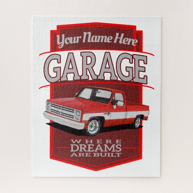 Quebra-cabeça Personalized C10 Garage (Vertical)