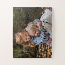 Quebra-cabeça Personalized Family Photo Collage Jigsaw Puzzle