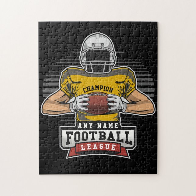 Quebra-cabeça Personalized Football League Player Team Champ   (Vertical)