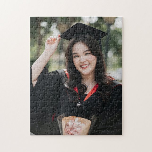Quebra-cabeça Personalized Graduation Photo Keepsake Memory Gift (Vertical)
