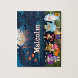 Quebra-cabeça Personalized Halloween Kid Puzzle 