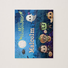 Quebra-cabeça Personalized Halloween Monster Kid Puzzle 