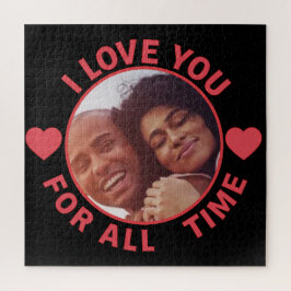 Quebra-cabeça  Personalized Message Photo I Love You All time