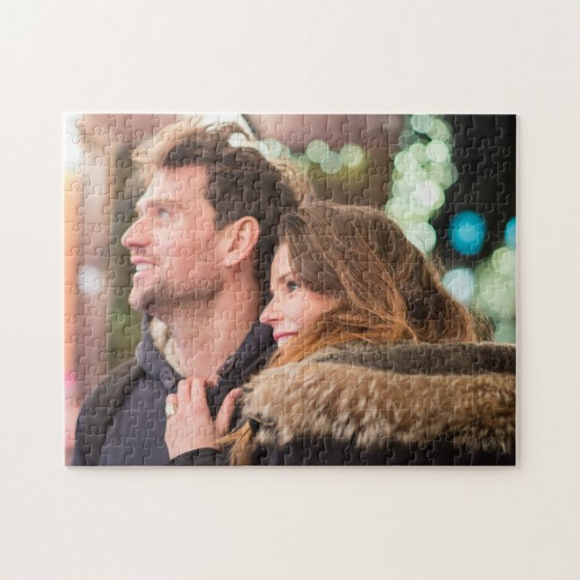 Quebra-cabeça Personalized Photo Puzzle Xmas Gifts. (Horizontal)