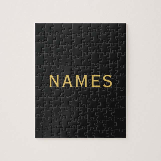 Quebra-cabeça Personalized With Last Name or Nickname on Them (Vertical)