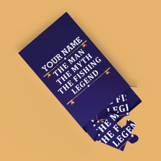 Quebra-cabeça Personalizou O Homem O Mito Da Lenda De Pesca