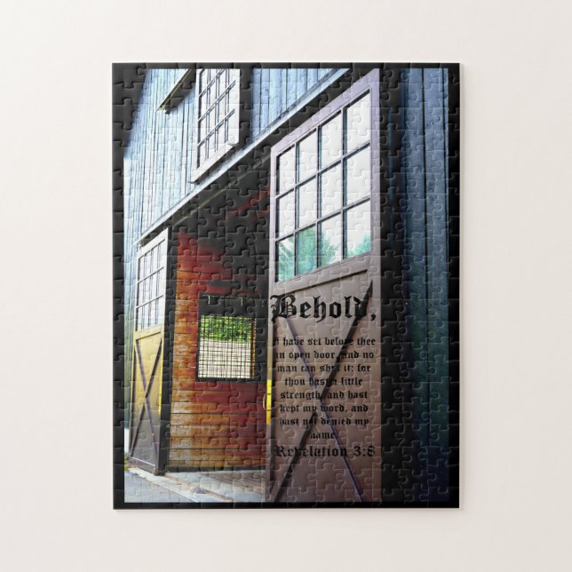 Quebra-cabeça Perspectiva da Porta do Celeiro, Revelação 3:8 (Vertical)
