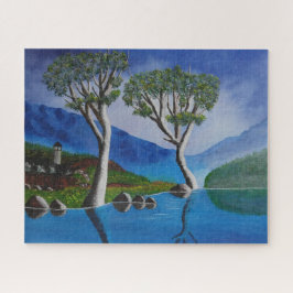 Quebra-cabeça Perto da Torre de Lookout do Rio DMZ