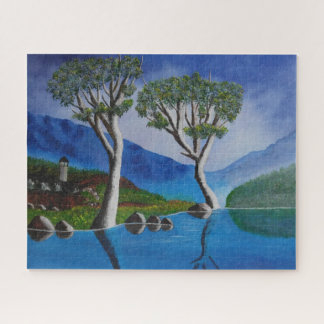 Quebra-cabeça Perto da Torre de Lookout do Rio DMZ