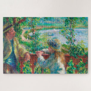 Quebra-cabeça Perto do lago por pintura impressionista de Renoir