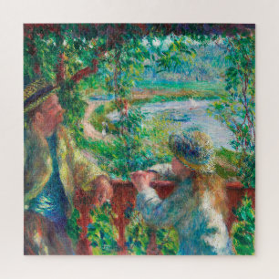 Quebra-cabeça Perto do lago por pintura impressionista de Renoir