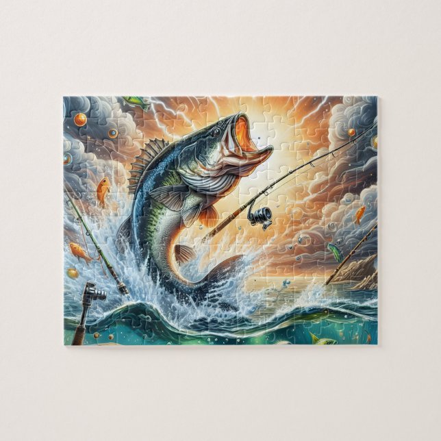 Quebra-cabeça Pesca de Robalo (Horizontal)
