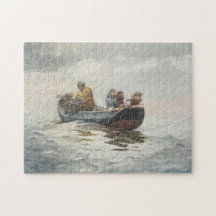 Pesca do caranguejo (por Winslow Homer)