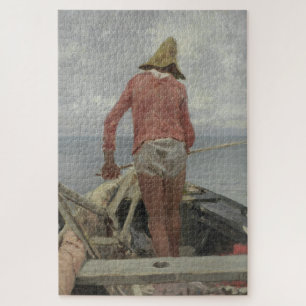 Quebra-cabeça Pescador em seu barco (por Vincenzo Caprile)