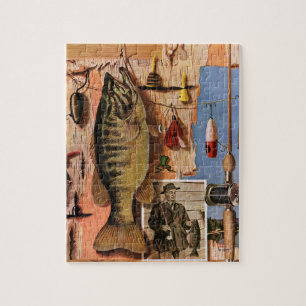 Quebra-cabeça Pescando ainda a vida por John Atherton