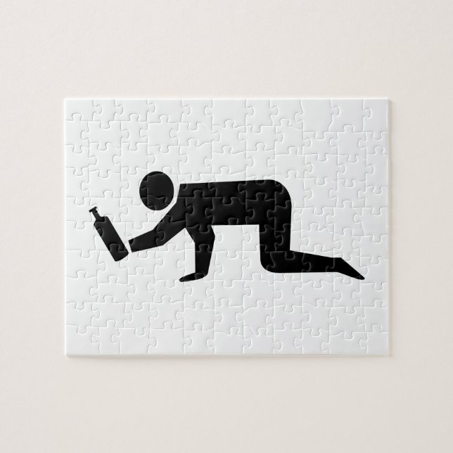 Quebra-cabeça Pessoas bêbedos (Horizontal)