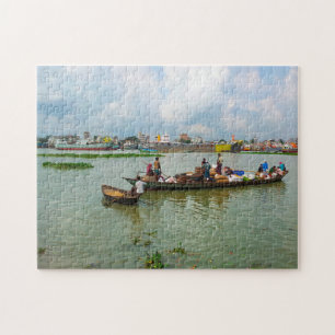 Quebra-cabeça Pessoas de barco de Bangladesh.