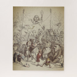 Quebra-cabeça Pessoas de desenho do lápis de vindima França Euro