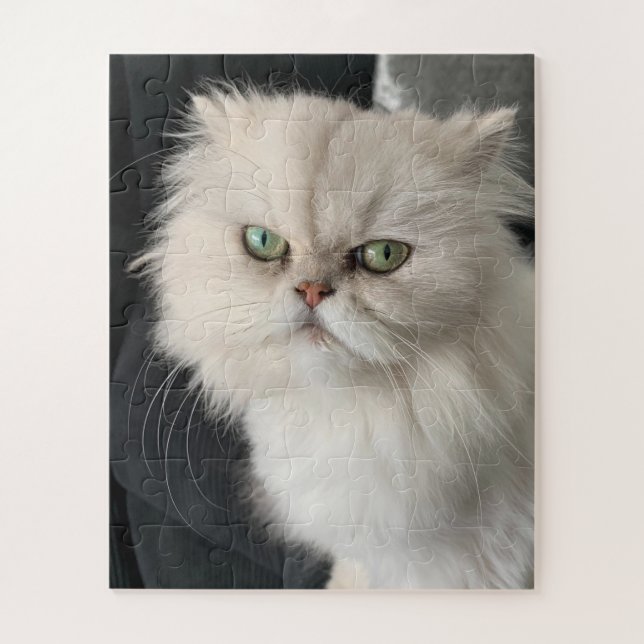 Quebra-cabeça Pet Engraçado De Gato Bravo (Vertical)