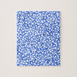 Quebra-cabeça Pétalas Azuis Geradas por Computador