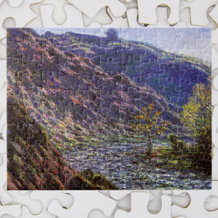 Quebra-cabeça Petite Creuse, Luz do Sol por Claude Monet