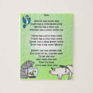 Quebra-cabeça Pets Poem