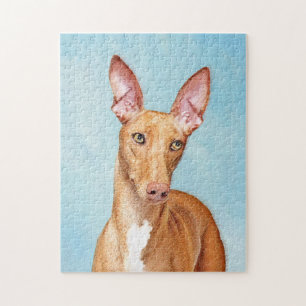 Quebra-cabeça Pharaoh Hound Painting - Arte Cachorra Original