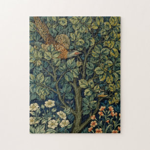Quebra-cabeça Pheasant Pássaro Árvore Floresta William Morris