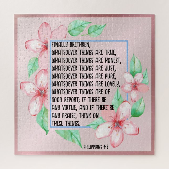 Quebra-cabeça Philippians 4:8 (Vertical)